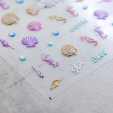 5D Nail Sticker - Little Seahorse
